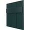 Ekena Millwork 12"W x 12"H True Fit PVC Joined Board-n-Batten Shutters Sample, Thermal Green SAMPLE-TFPBBFG - alternate 3